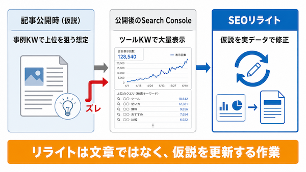 仮説更新としてのSEOリライト